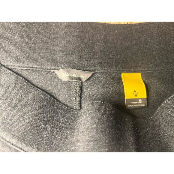 Eddie Bauer Passenger Ponte Leggings Charcoal Gray - Size 8 - Picture 3 of 5